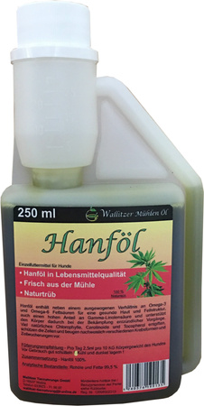 Olej konopny Wallitzer dla psa 500 ml (Wallitzer Hanföl)