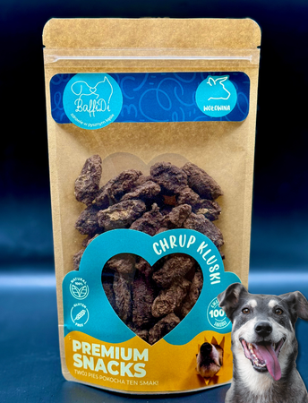 ChrupKluski mięsne dla psa - wołowina 100g