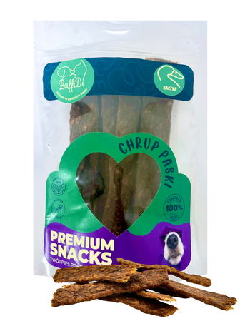 ChrupPaski dla psa - kaczka 100g