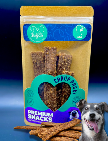 ChrupPaski dla psa - indyk 100g