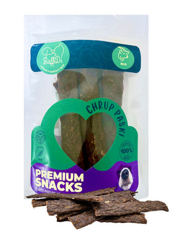 ChrupPaski dla psa - koza 100g