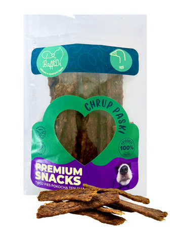 ChrupPaski dla psa - gęś 100g