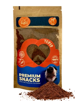 Toper dla psa Suszone mięso mielone - jeleń 100g